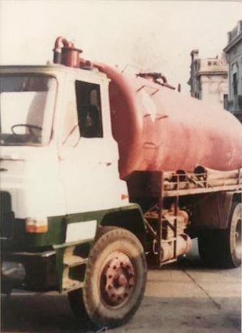 camion cuba desatasco trabajos antiguos pere i angel