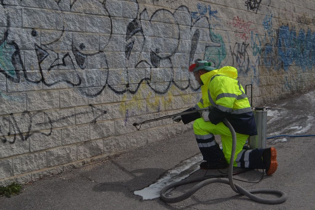 limpieza de graffitis en Barcelona