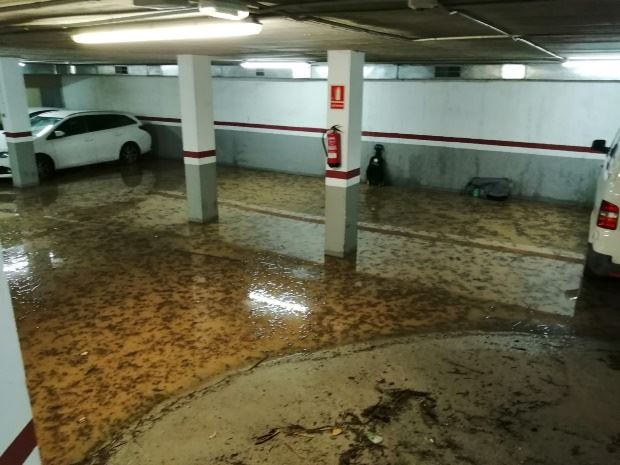 parking inundado limpieza e parking inundado en Barcelona