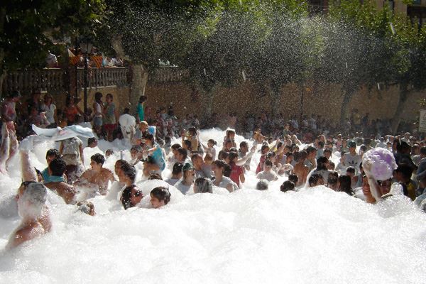 Fiestas de espuma en Barcelona